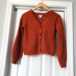 Cat & Jack Girls Cable Knit Button-Down Cardigan size L 10/12